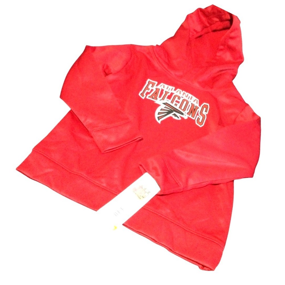 Atlanta Falcons NFL Team Apparel Kids Hoodie Sweatshirt - Size 4T-4T-3X Red
